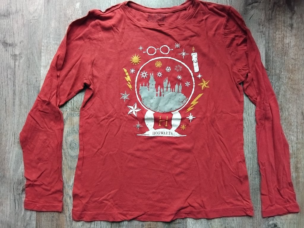 Hogwarts longsleeve rood maat 38 T-shirt Harry Potter shirt, Maat 38/40 (M), Harry Potter Hogwarts, Ophalen of Verzenden, Zo goed als nieuw