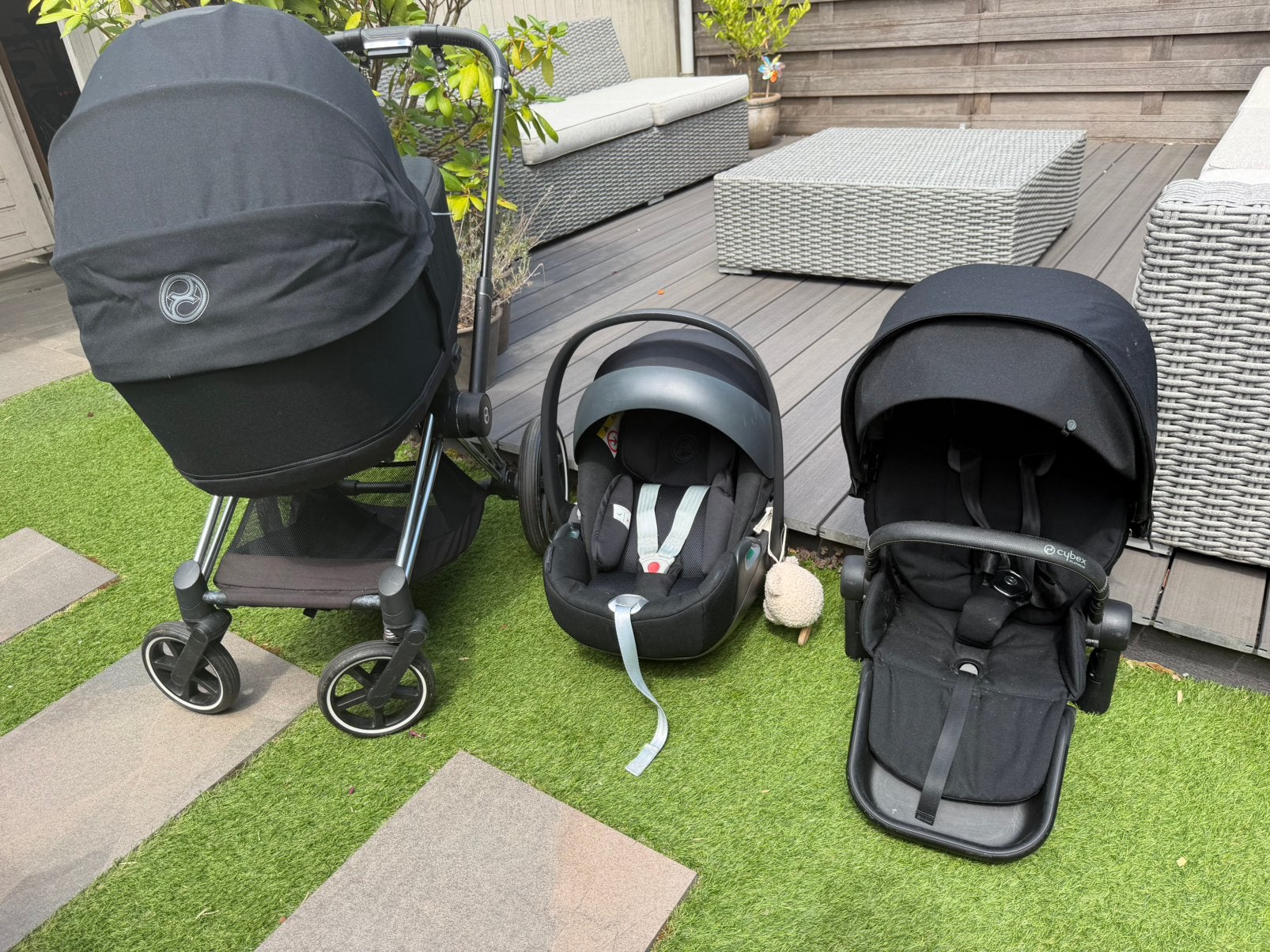 Cybex priam combi kinderwagen chrome, Ophalen, Zo goed als nieuw, Overige merken