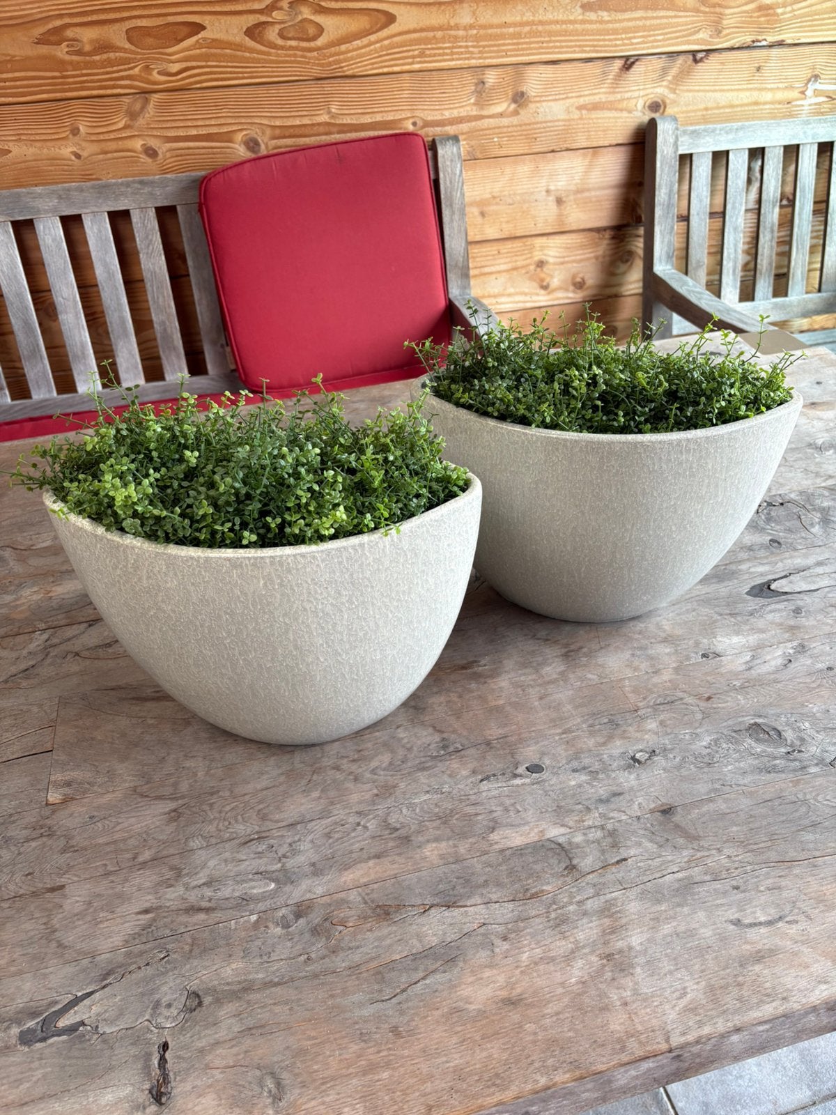 Planten bloempot decoratie, Ophalen, Zo goed als nieuw, Rond, Minder dan 30 cm
