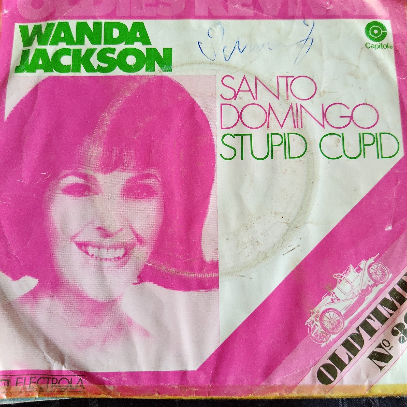Wanda Jackson - Santo Domingo / Stupid Cupid (Single), Originele persing, Ophalen of Verzenden, Gebruikt, Pop