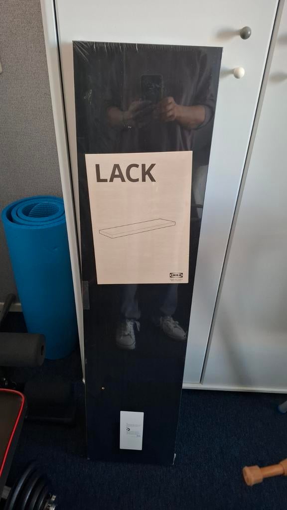 IKEA LACK wandplank zwartbruin 110x26 cm nieuw in verpakking, Ophalen of Verzenden, Nieuw
