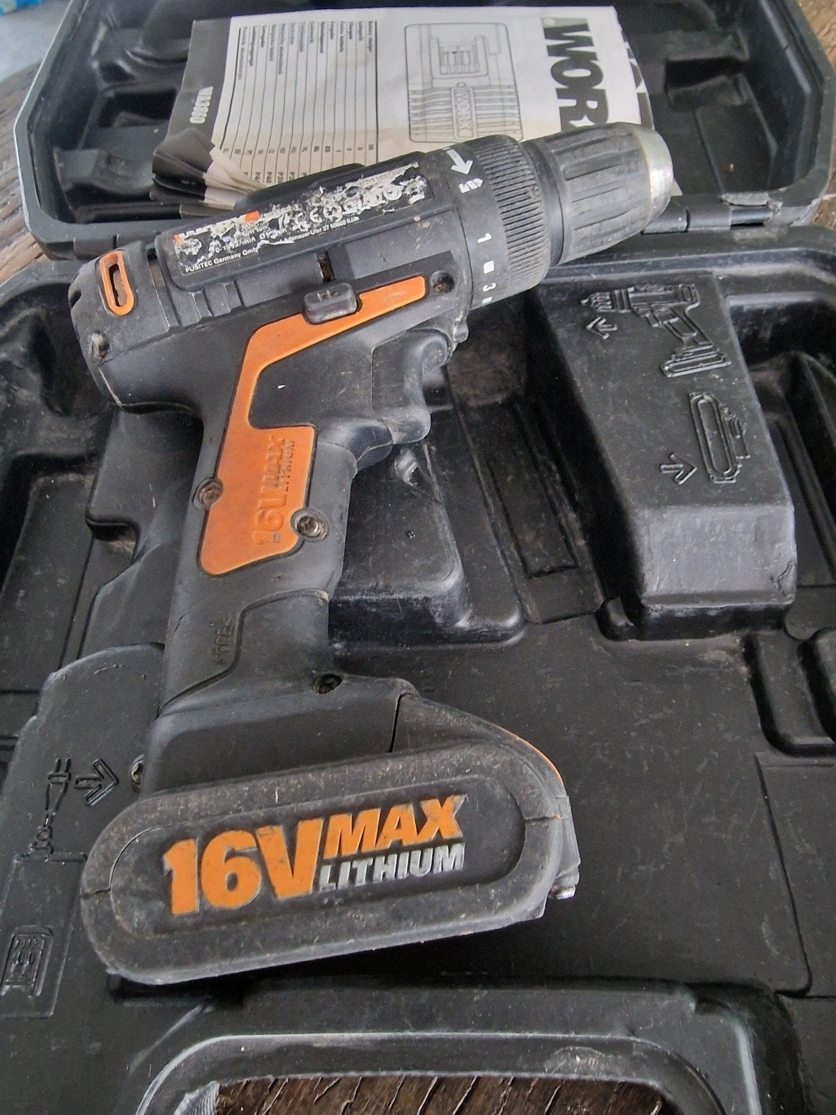 WORX schroef/boormachine, Ophalen of Verzenden, Gebruikt, Boormachine