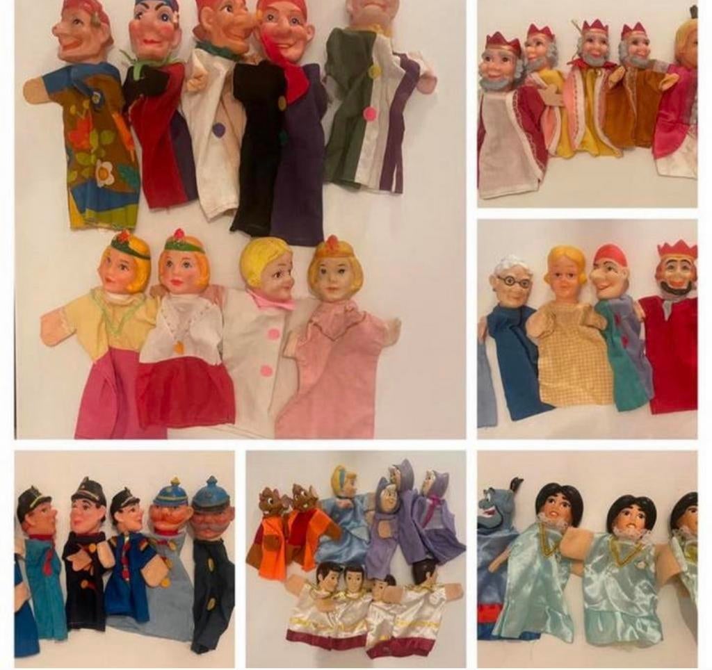 Mooie Handpop Poppenkast poppen slechts €2,95 per stuk, Ophalen of Verzenden, Zo goed als nieuw, Overige typen