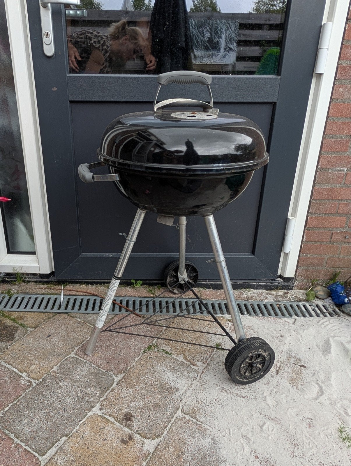 Weber Compact Kettle BBQ - Zwart, Ophalen, Gebruikt, Weber