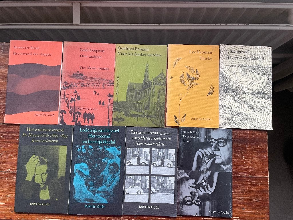 9 exemplaren Kort en Goed jaren '70, Boeken, Gelezen, Ophalen of Verzenden, Nederland, Redactie Kort en Goed