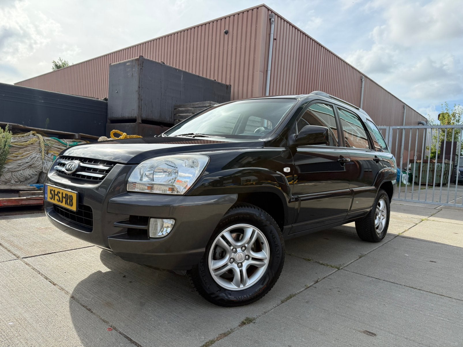 Kia Sportage 2.0 CVVT X-ecutive DEALEROH/LEDER/AIRCO/CRUISE, Auto's, 1442 kg, 4 cilinders, Zwart, Origineel Nederlands