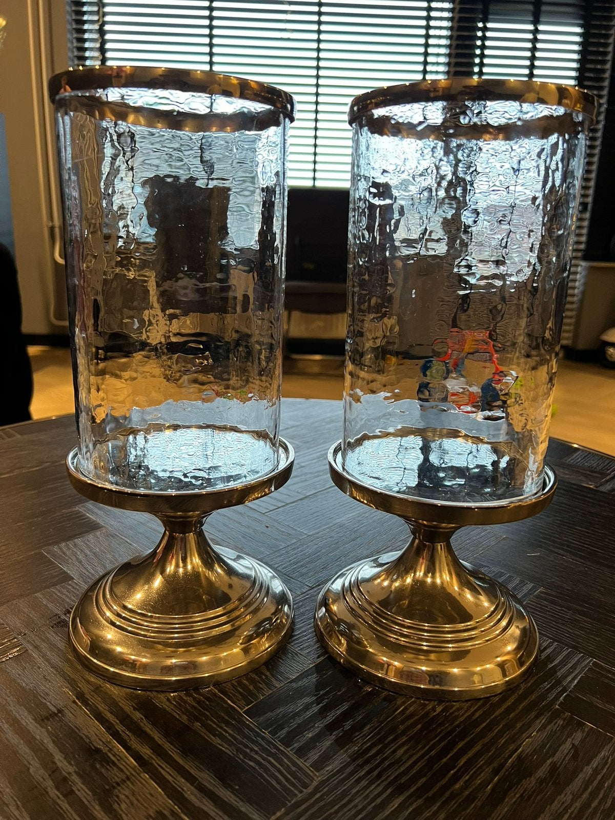 Calmore Windlichten, Huis en Inrichting, Ophalen, Zo goed als nieuw, Zilver