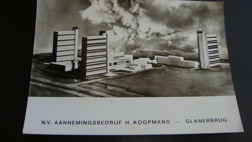 Glanerbrug  Aannemersbedrijf H. Koopmans., Ophalen of Verzenden, 1960 tot 1980, Ongelopen, Overijssel
