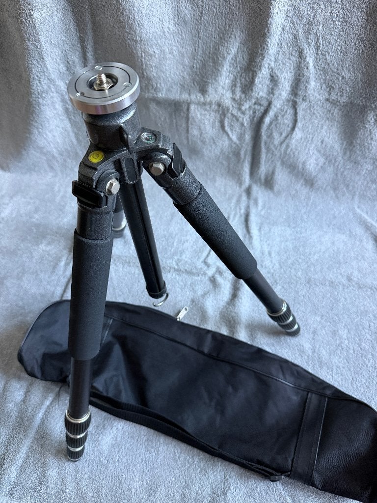 Statief & Balhoofd, Ophalen, Driepoot, Middenzuil, 125 tot 150 cm