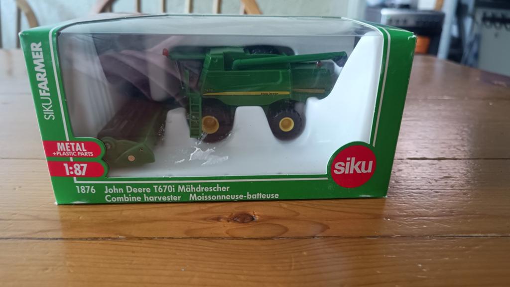 Siku farmer John Deere T670i, Ophalen of Verzenden, Nieuw, Tractor of Landbouw, SIKU