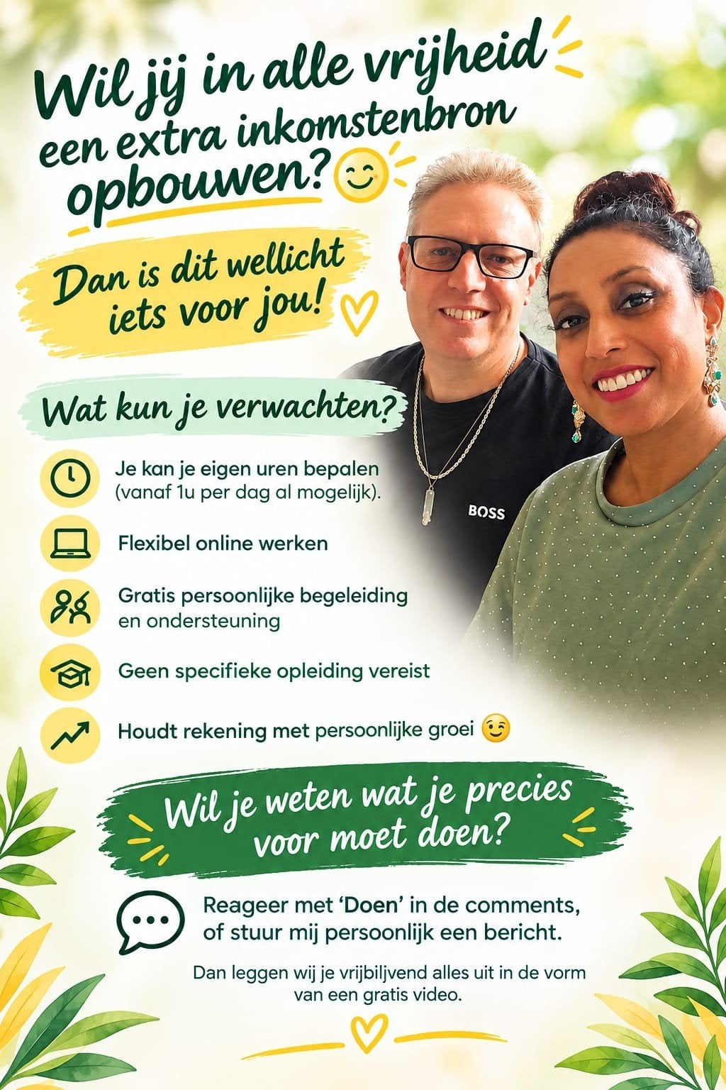 Ben je zoekende naar meer financiële ruimte?, Starter, Overige vormen, Overige niveaus, Geschikt als bijbaan