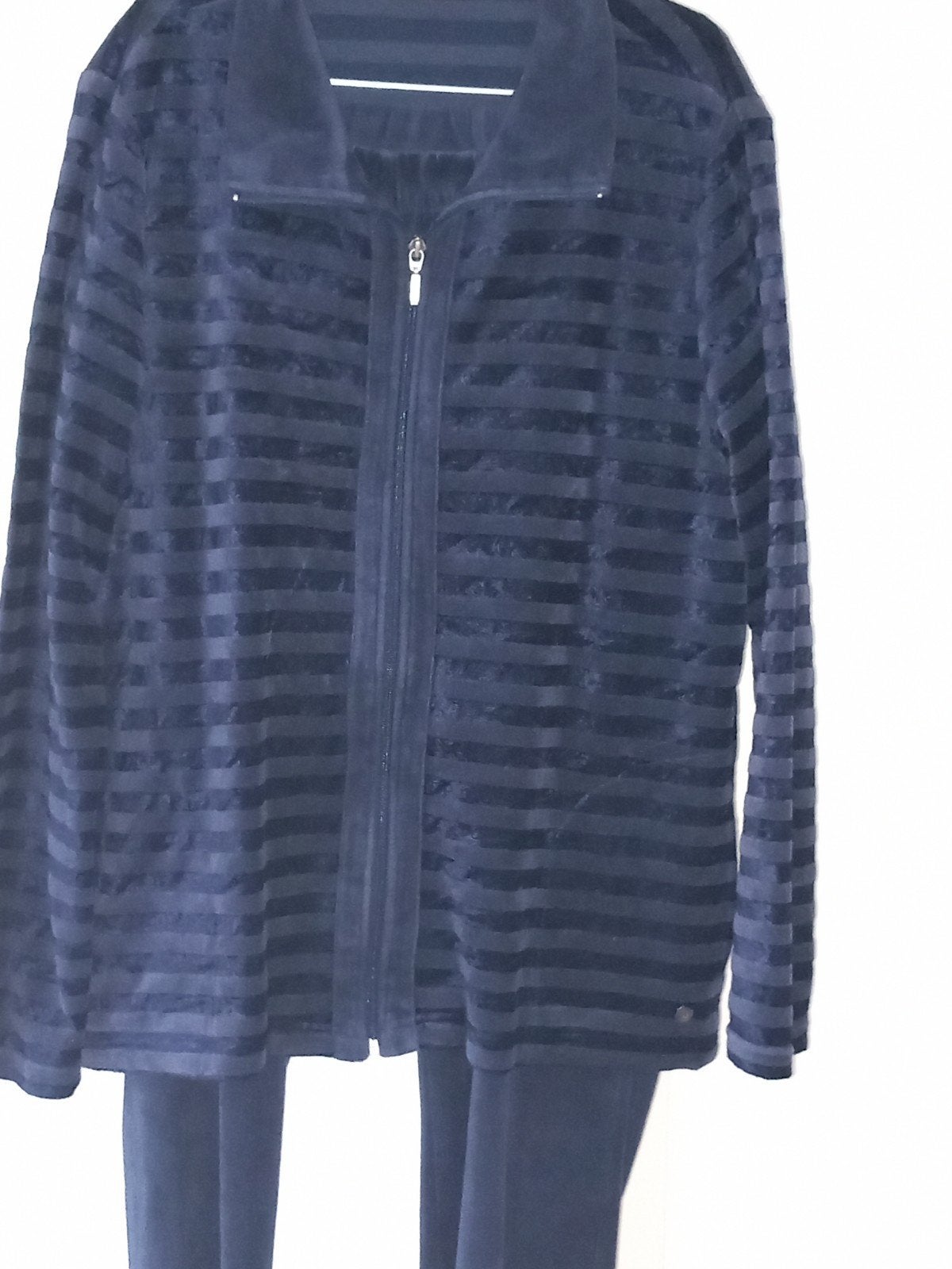 huispak Pastunette blauw 46 tricot velours, Blauw, Maat 46/48 (XL) of groter, Ophalen of Verzenden, Zo goed als nieuw
