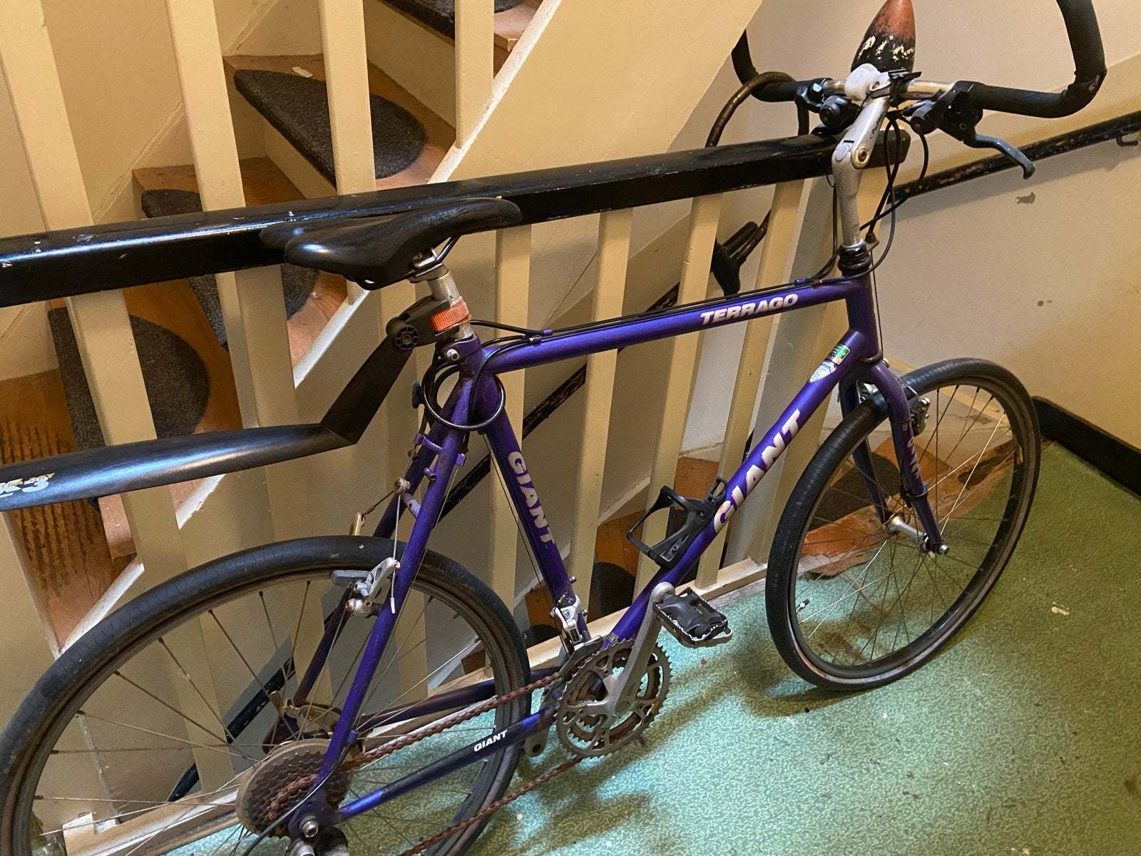 Giant Terrago Mountainbike (22,8 inch/ 58 cm)- Op te knappen, Fietsen en Brommers, Fietsen | Mountainbikes en ATB, Ophalen, Gebruikt
