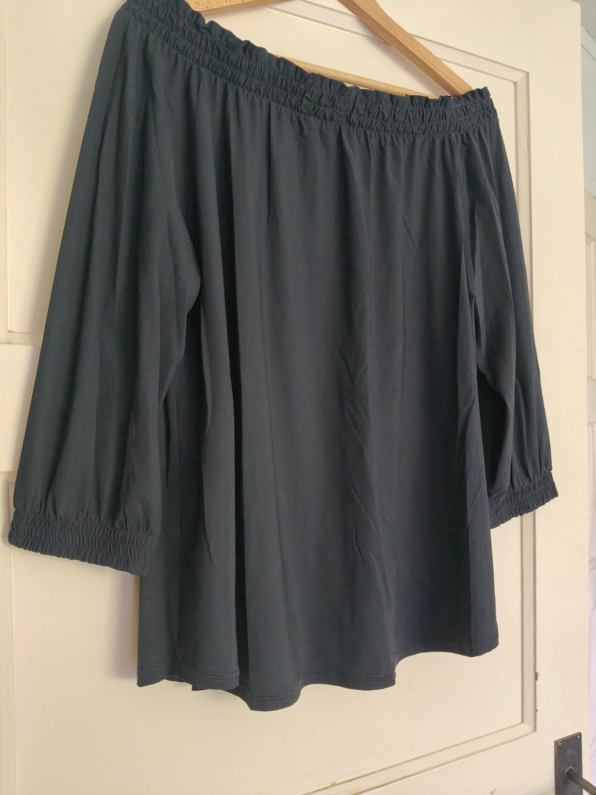Studio Anneloes off shoulder travelstof shirt XL, Studio Anneloes, Blauw, Maat 46/48 (XL) of groter, Ophalen of Verzenden