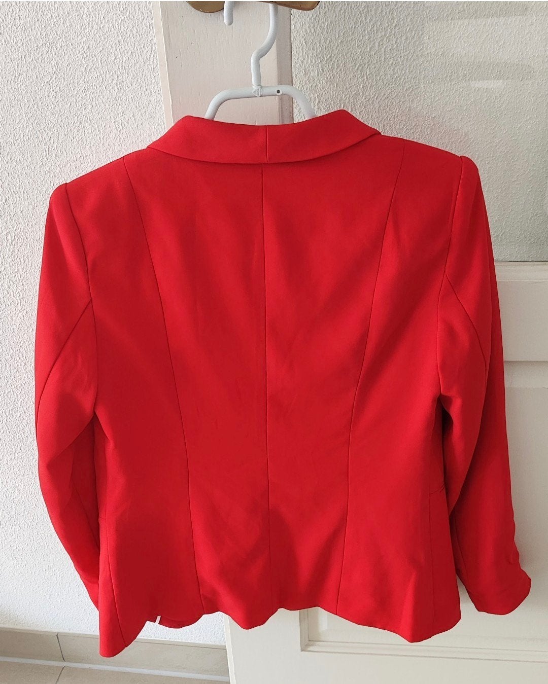 Rode colbert van H&M maat 36 in prima staat, H&M, Ophalen of Verzenden, Zo goed als nieuw, Jasje