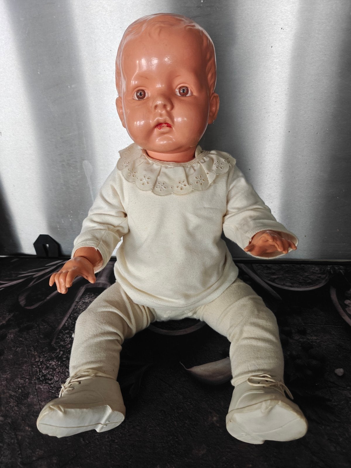Vintage Wildebras pop - Baby pop, Verzamelen, Poppen, Ophalen of Verzenden, Gebruikt, Pop