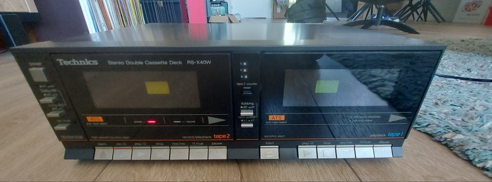 Vintage Retro Technics dubbel cassette deck Model: RS-X40W, Ophalen of Verzenden, Overige merken