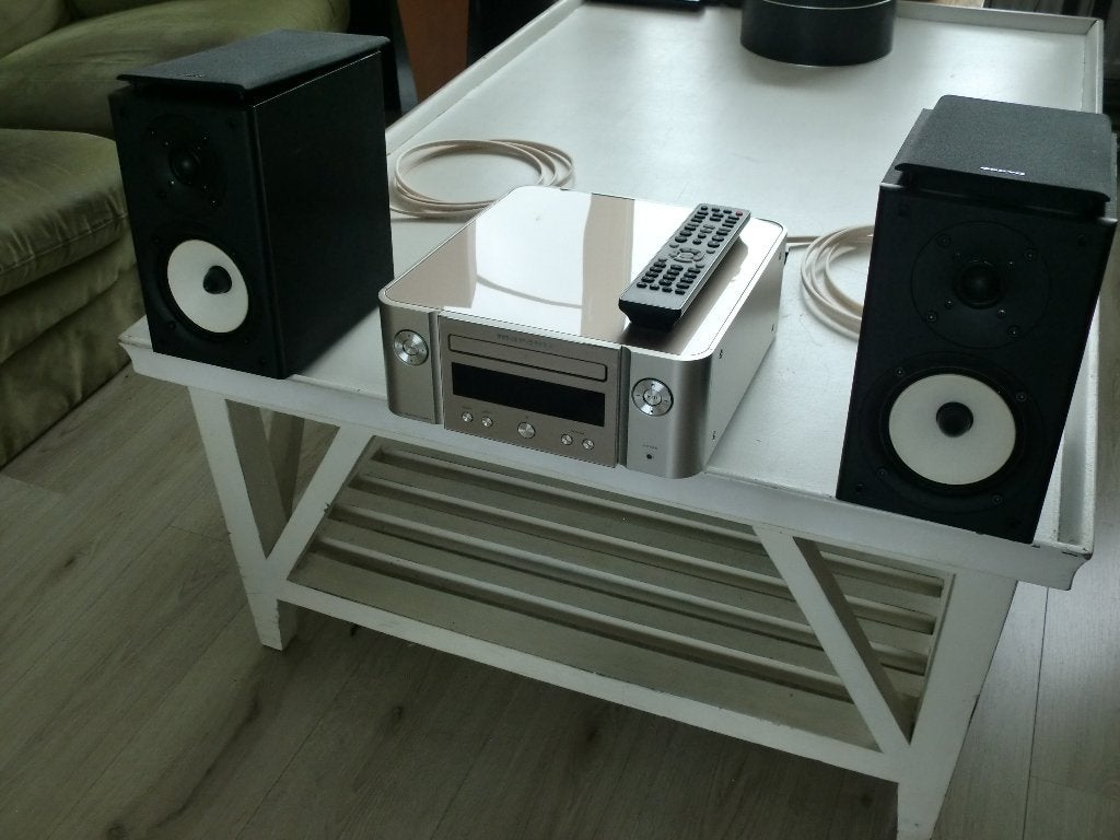 Marantz M-CR612 + luidsprekers + Kabels 12 maanden garantie., Overige merken, Microset, Refurbished, Tuner of Radio