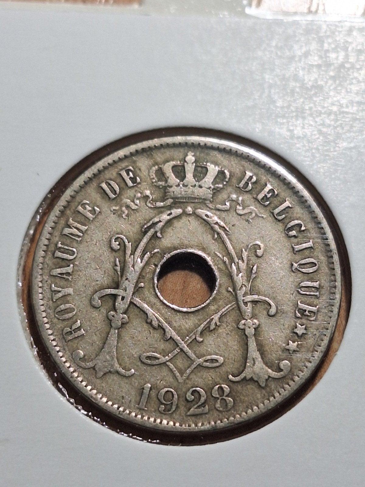 BELGIQUE 25 centimes 1928 (#76), Ophalen of Verzenden, Overig, Losse munt