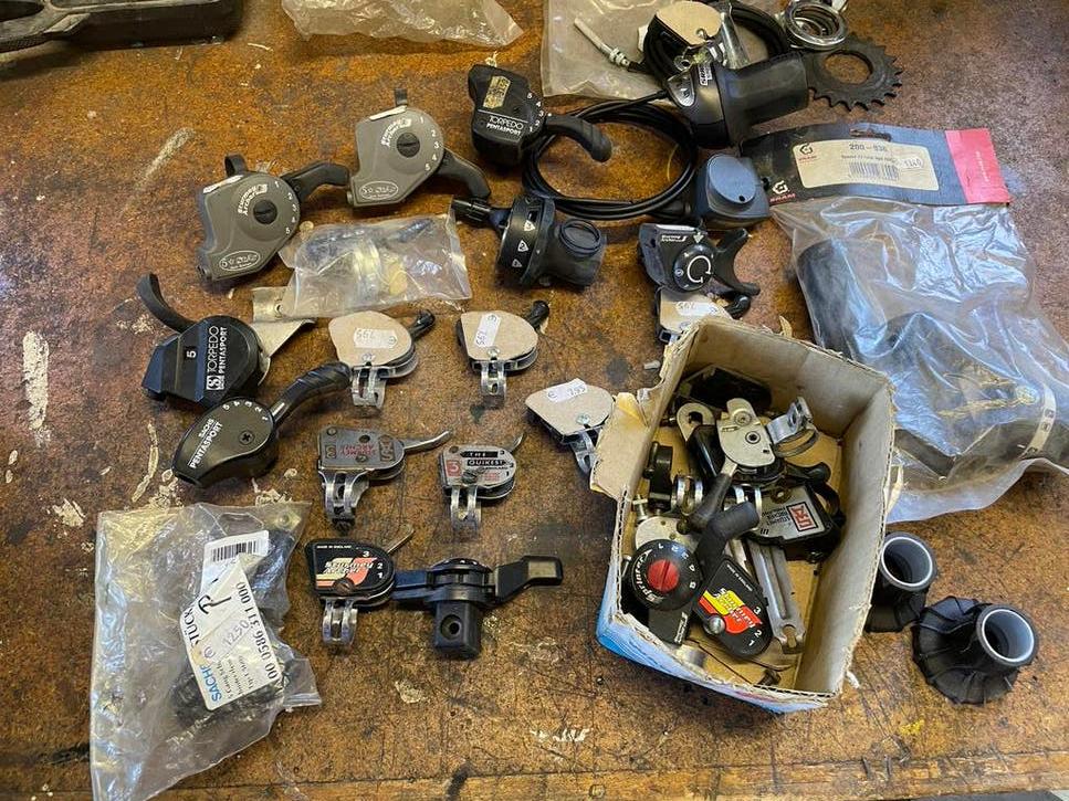 Sachs en Sturmey Archer stuurverstellers, Gebruikt, Stuur, Kunststof, Ophalen of Verzenden