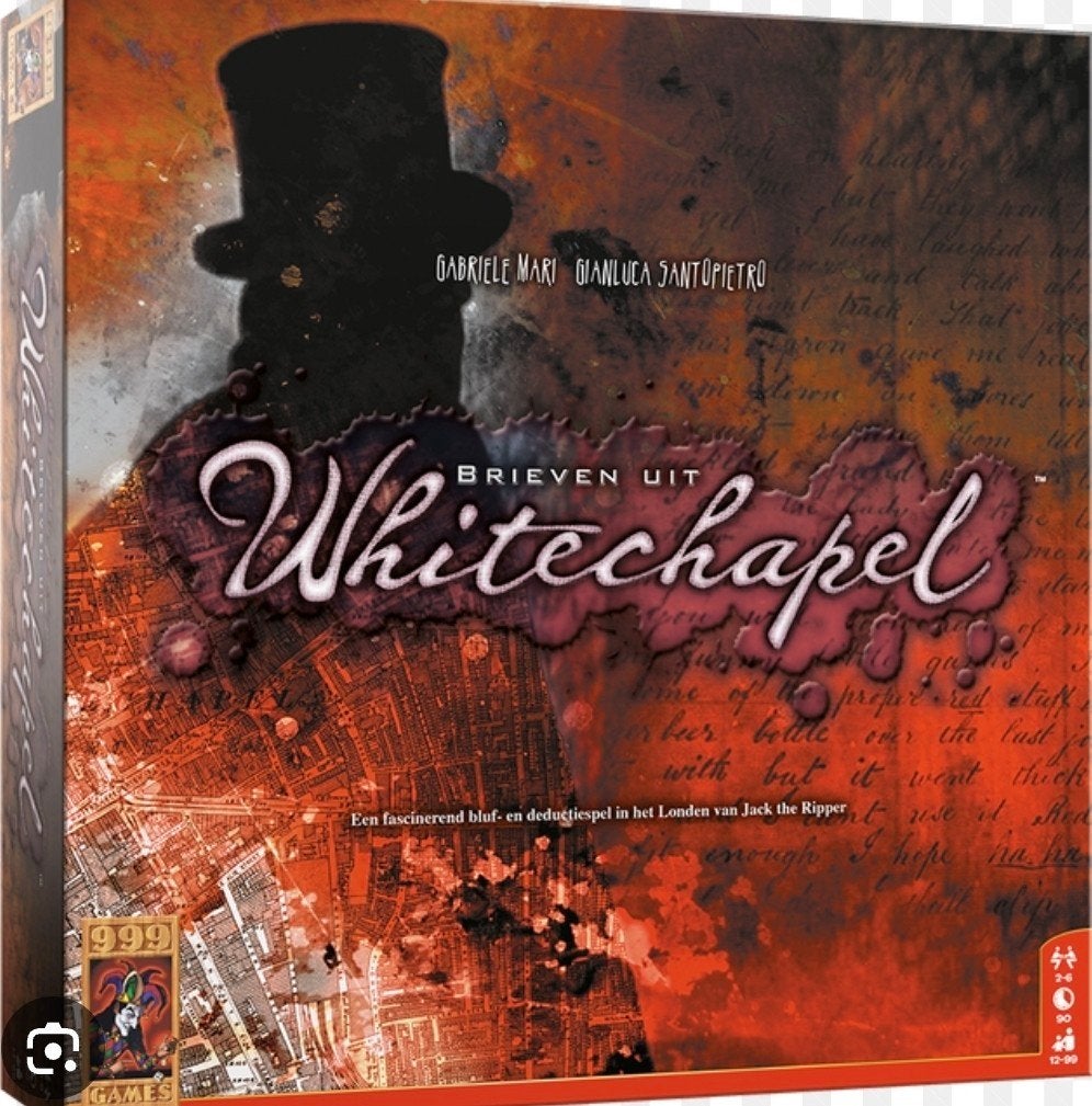 Brieven uit Whitechapel - Jack the Ripper bordspel, Vijf spelers of meer, Ophalen, Gebruikt, 999 Games