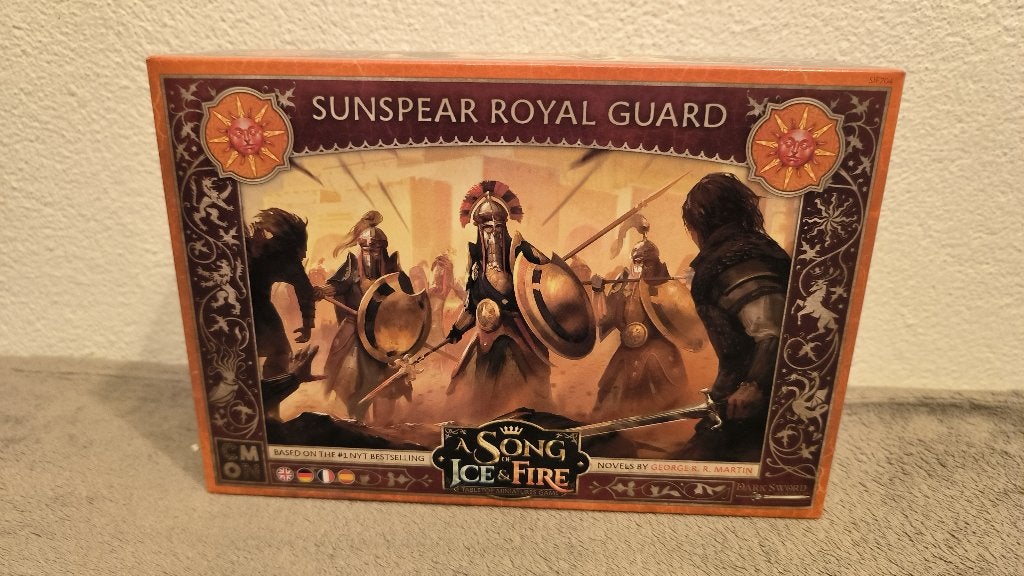 A Song of Ice and Fire: Sunspear Royal Guard - Meertalig, Ophalen of Verzenden, Zo goed als nieuw, Overige soorten, Figuurtje(s)