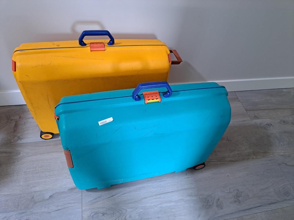 Samsonite koffers, Sieraden, Tassen en Uiterlijk, Koffers, Ophalen, Gebruikt, Hard kunststof, 70 cm of meer