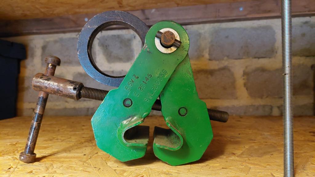 Balken klem voor ijzeren balken, Ophalen, Gebruikt