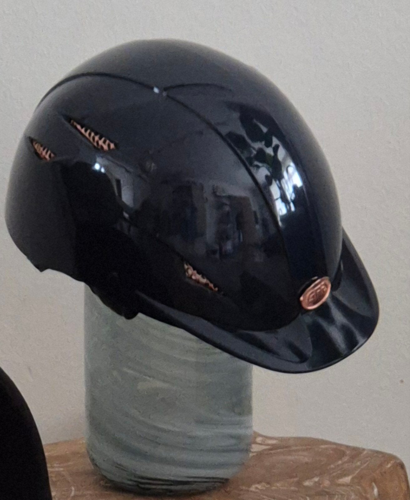 GPA blauw/rozegold cap mt 56 te koop, Ophalen, Nieuw, Paardrijcap, Ademend