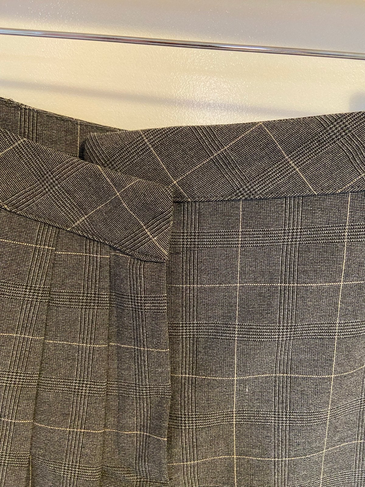Mooie geruite rok in maat XS, Ophalen of Verzenden, Zo goed als nieuw, Maat 34 (XS) of kleiner, Grijs