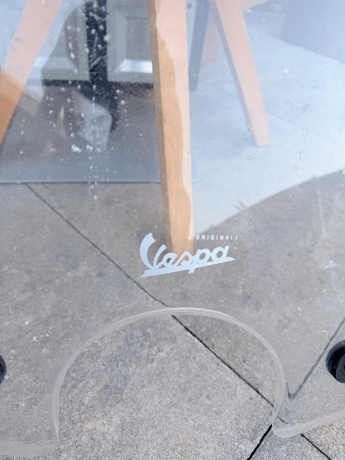 Vespa LX50 windscherm - Origineel en in goede staat, Ophalen, Gebruikt, Overige typen, Vespa