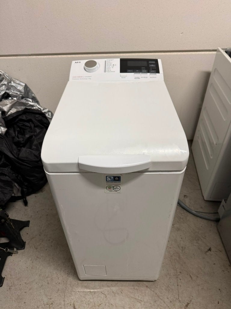AEG 6000 Serie Bovenlader Wasmachine - 7kg - Gereviseerd, Witgoed en Apparatuur, Wasmachines, AEG, Bovenlader, Refurbished, 85 tot 90 cm