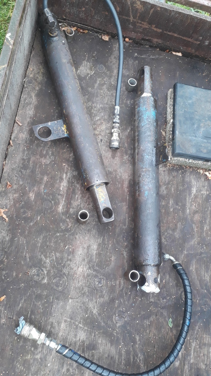 Zware Hydraulische perscilinders enkelwerkend voor kipkar, Ophalen of Verzenden