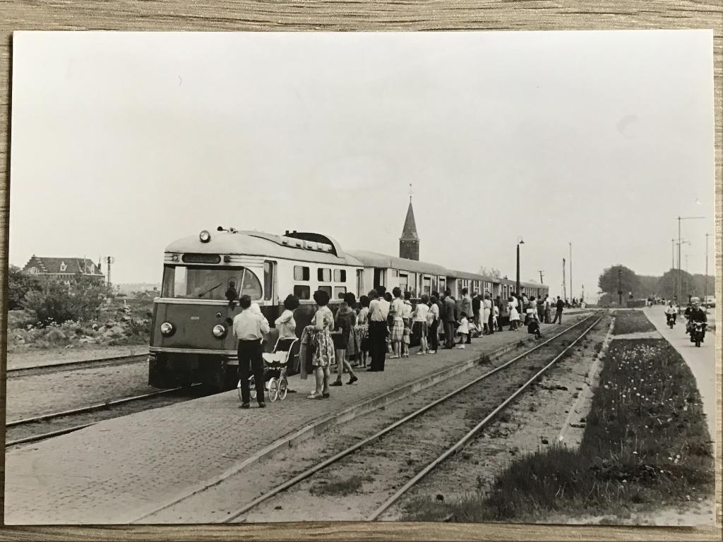 Hoogvliet RTM tram 1964, Verzamelen, Ophalen of Verzenden, 1960 tot 1980, Gelopen, Zuid-Holland