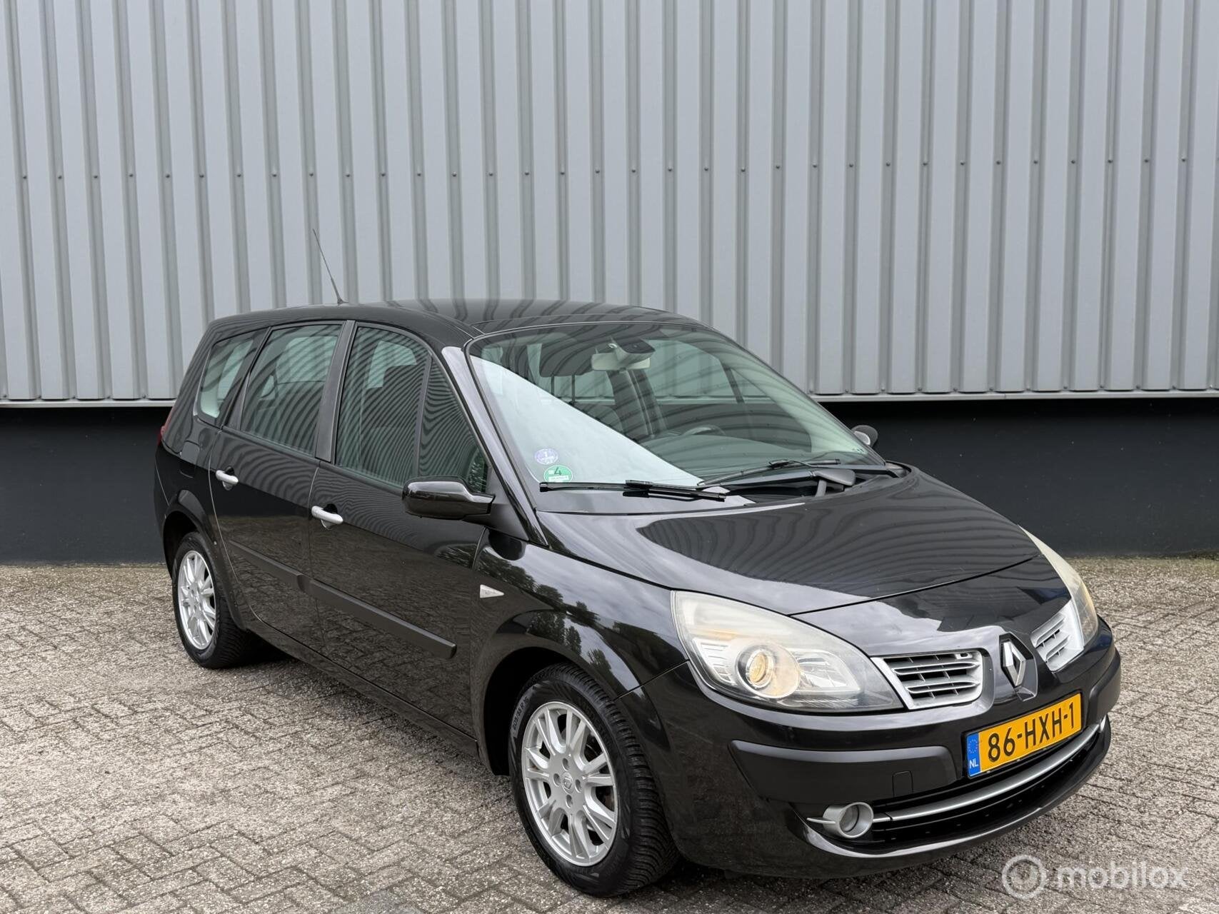 Renault Scenic 1.6-16V Business Line, Auto's, Gebruikt, 4 cilinders, Zwart, Origineel Nederlands