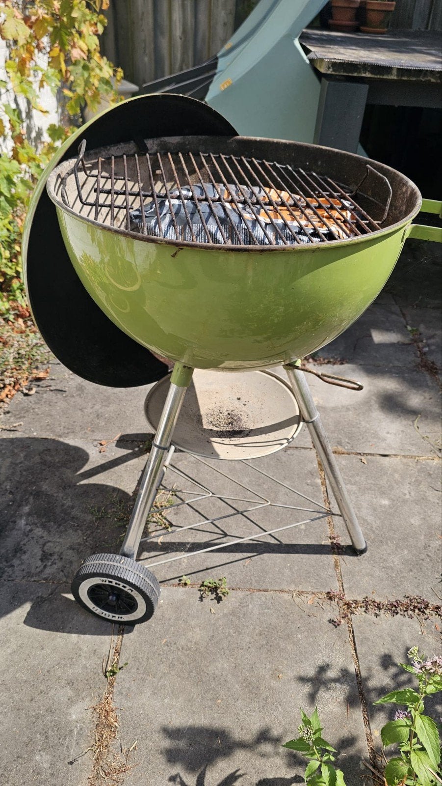 Weber BBQ Groen - werkt perfect!, Ophalen, Gebruikt, Weber