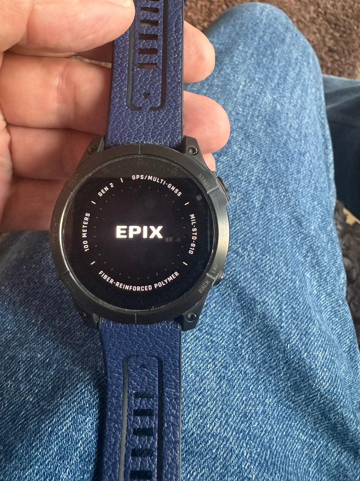 Garmin Epix Gen 2 Zwart Titanium Smartwatch, Afstand, Zwart, Ophalen of Verzenden, Zo goed als nieuw