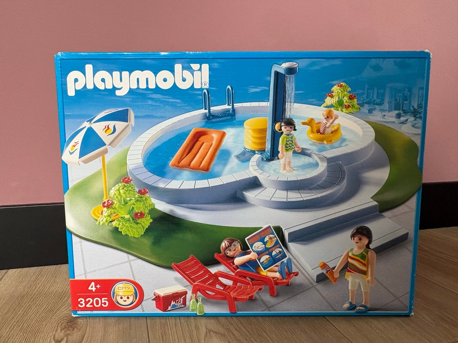 Playmobil City Life Zwembad - 3205, Kinderen en Baby's, Ophalen, Complete set, Overige typen, Zo goed als nieuw