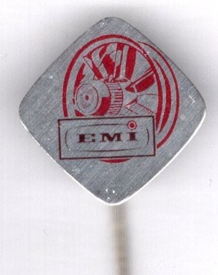 EMI E.M.I. ventilatoren blik speldje ( T_112), Verzenden, Zo goed als nieuw, Merk, Speldje of Pin