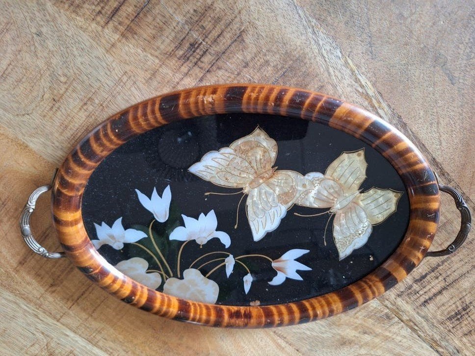 Dienblad parelmoer, Ophalen of Verzenden