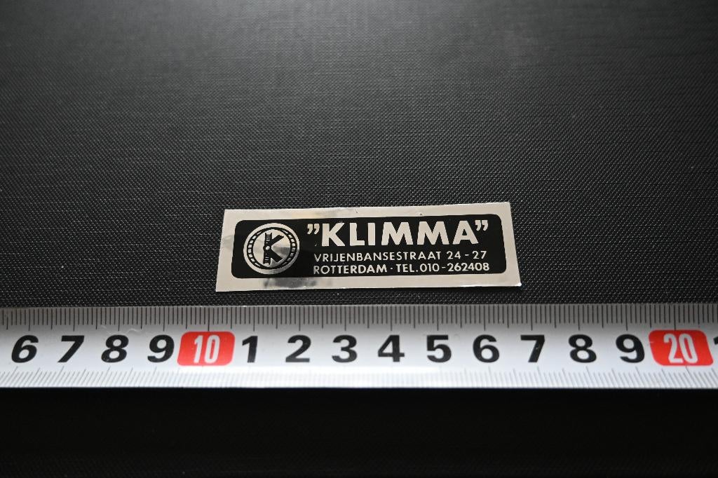 sticker folie rotterdam KLIMMA klim materialen ladders ed*, Ophalen, Zo goed als nieuw