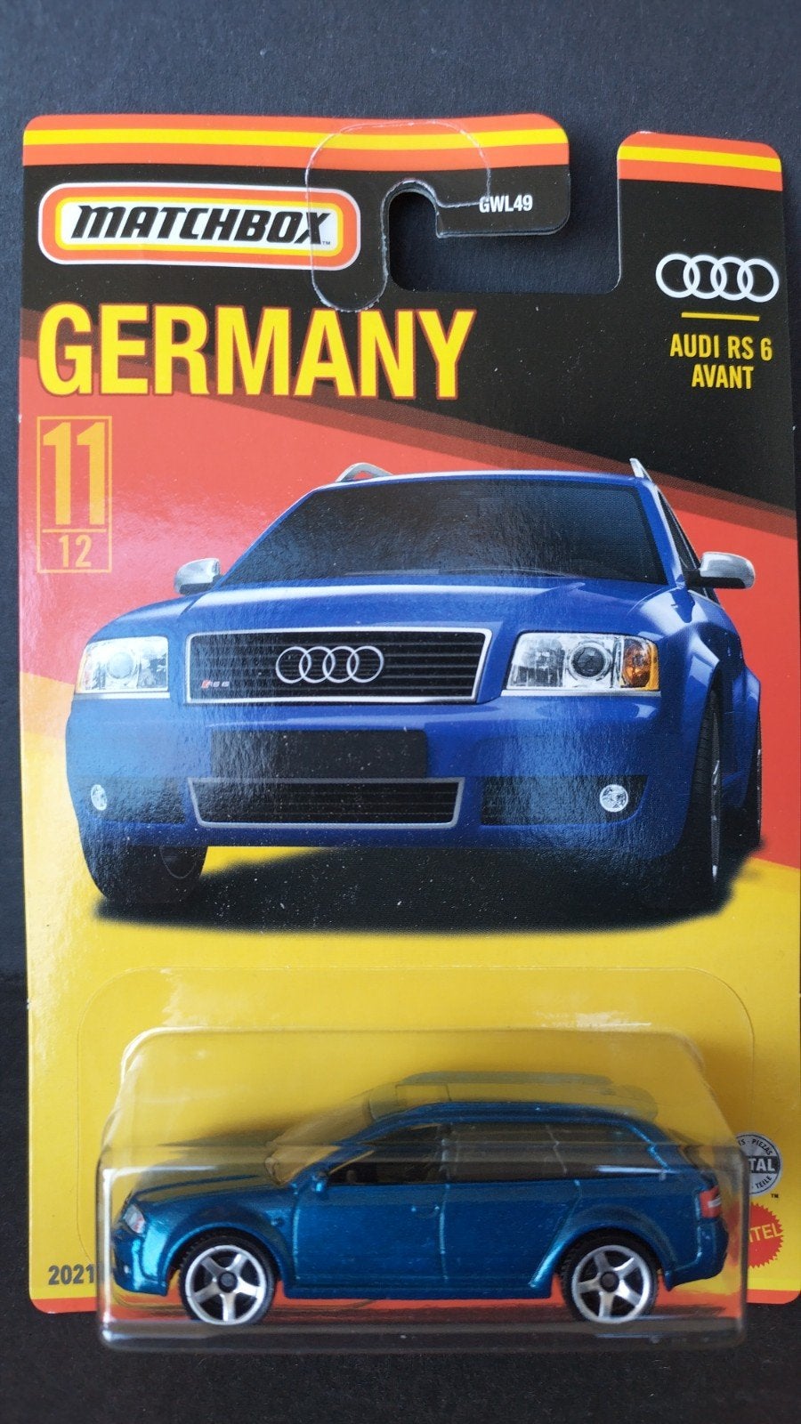 Audi A6 rs6 1:64 3inch Matchbox Pol, Auto, Verzenden, ., Nieuw
