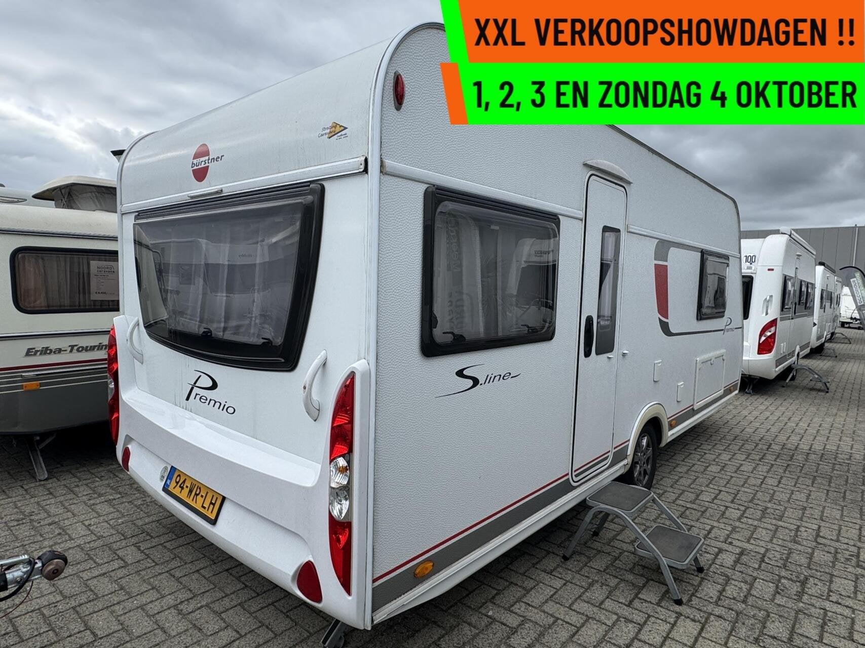 Burstner PREMIO - XXL VERKOOPSHOW 1,2,3 & 4 OKT. 10-17 UUR, Caravans en Kamperen, Rondzit, 7 tot 8 meter, Bedrijf, Bürstner
