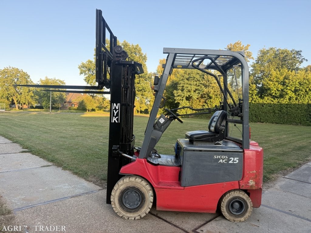 Nyk 2500KG elektrisch 470cm freelift Sideshift 2200uur BJ201, Info@vanbeurdenheftrucks.nl, Nichiyu, Heftruck, Ophalen of Verzenden
