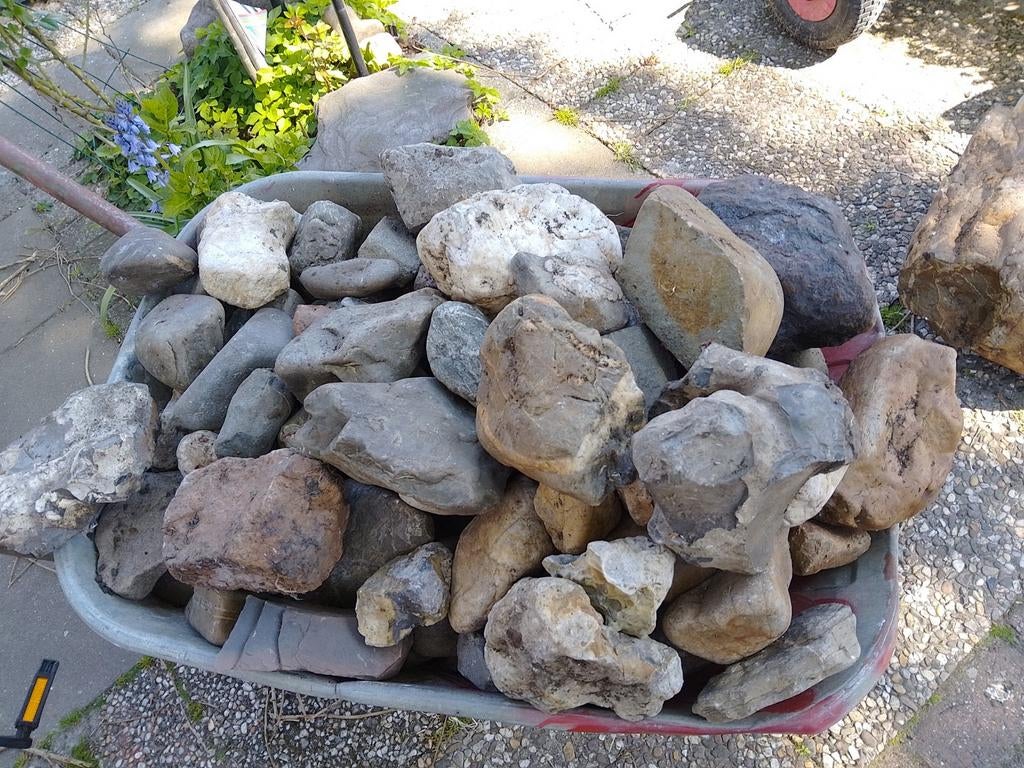 Maaskeien van 5 cm tot 30 cm, Ophalen, Overige materialen, Gebruikt, Kei