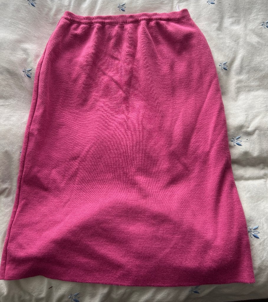 Lucia fuchsia roze wollen midi rok maat 42, Maat 42/44 (L), Nieuw, Ophalen of Verzenden, Roze