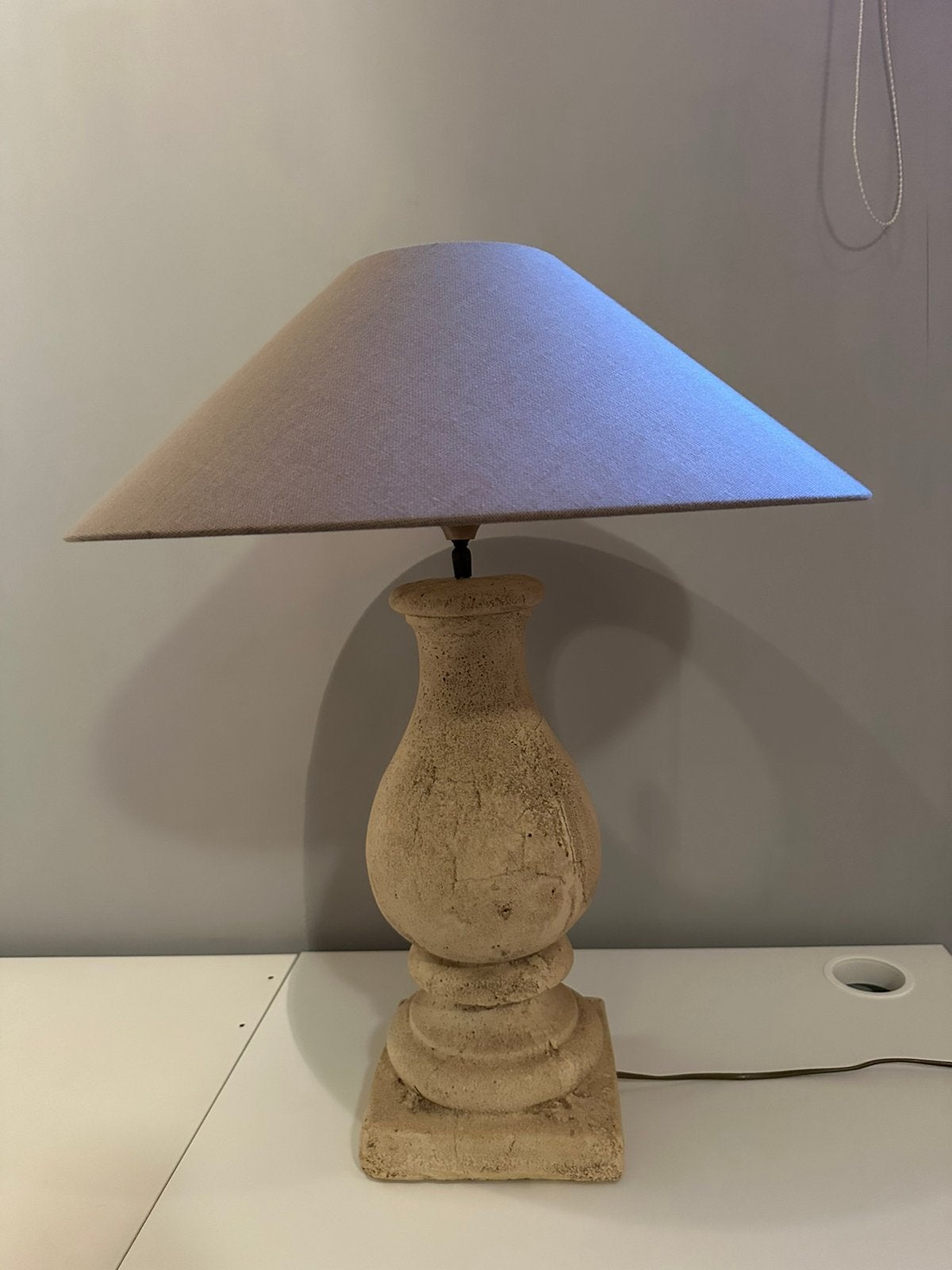 Grote schemerlamp, Gebruikt, Met kap, E27 (groot), Schemerlamp