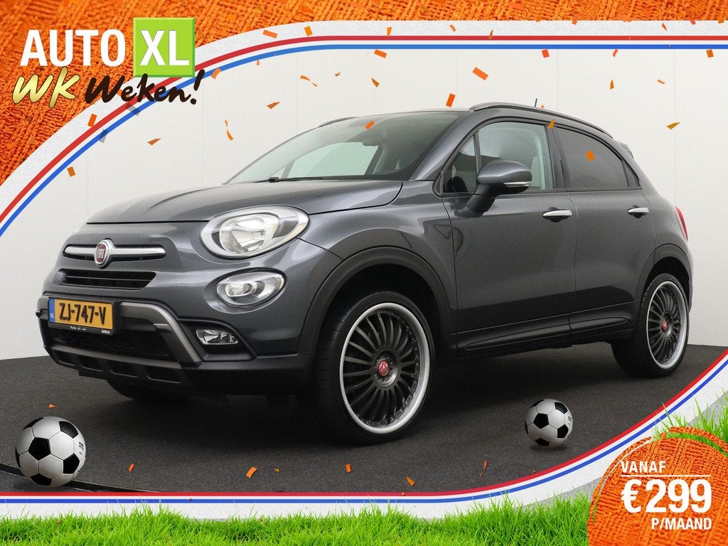 Fiat 500X Cross 1.4 170PK Aut Turbo 4x4 Camera Climate Stuur, Auto's, Fiat, Automaat, 15 km/l, Gebruikt, 4 cilinders