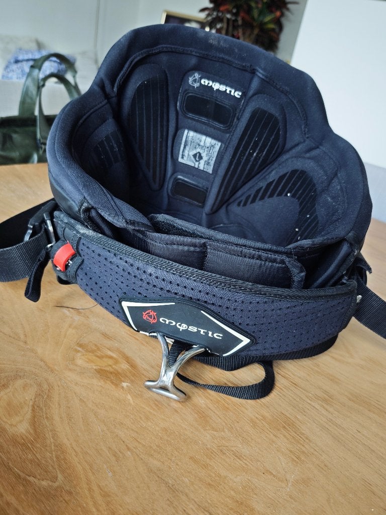 Mystic Dragonshield Heup trapeze / harnas - maat L, Watersport en Boten, Kitesurfen, Ophalen, Gebruikt, Trapeze, Geen board