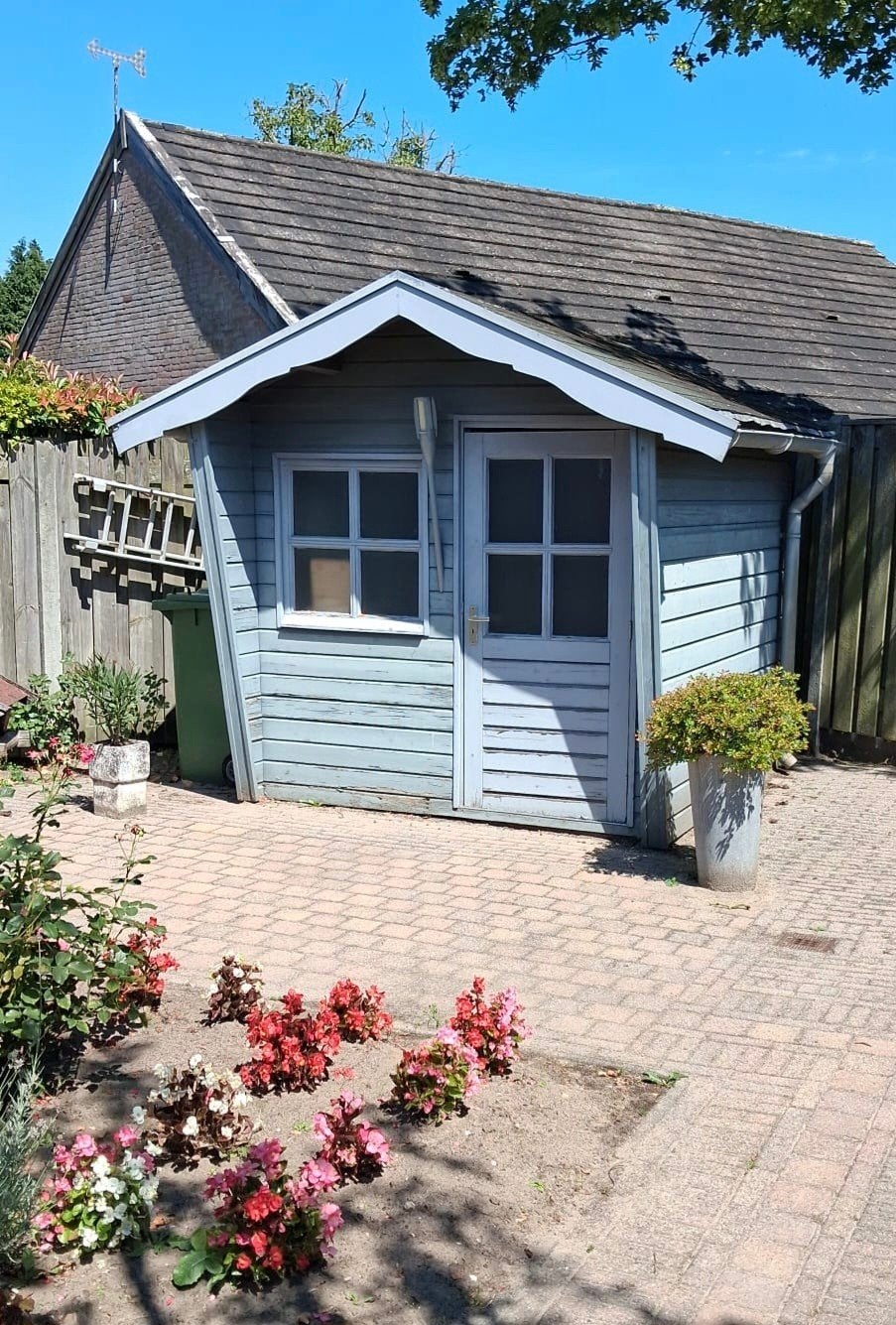 Tuinhuisje, Tuin en Terras, Tuinhuizen, 2 ramen, Hout, Ophalen, Minder dan 250 cm